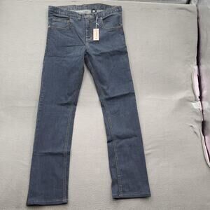 Dearborn Denim & Apparel Jeans Mens 34 Blue Denim Stretch Made in Chicago USA